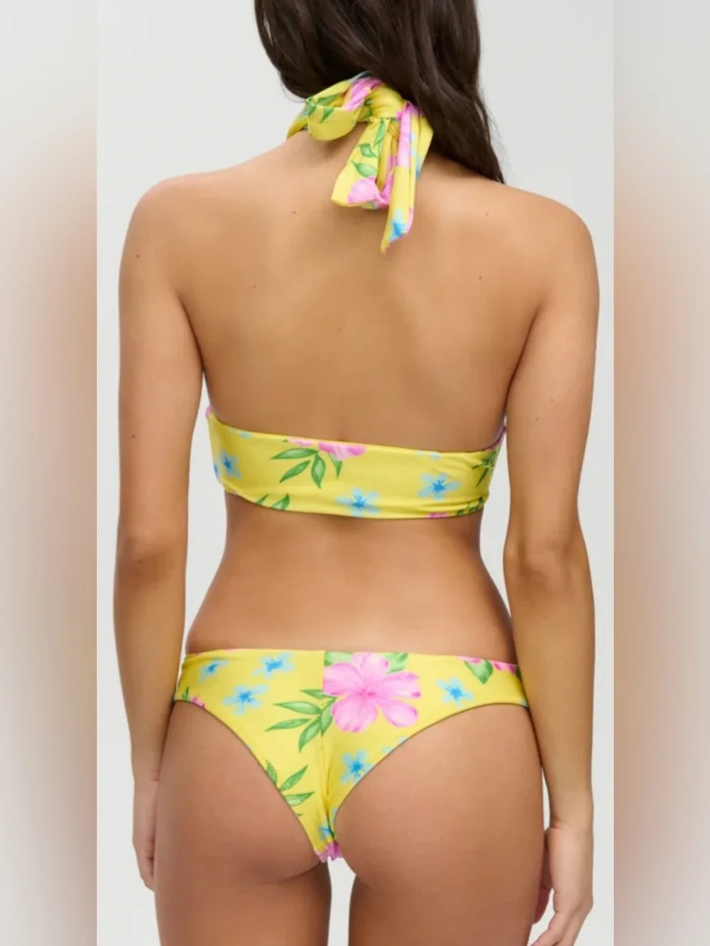 Frankie’s Bikinis Katarina Forever Wrap Bikini set Top large Bottom medium NWT